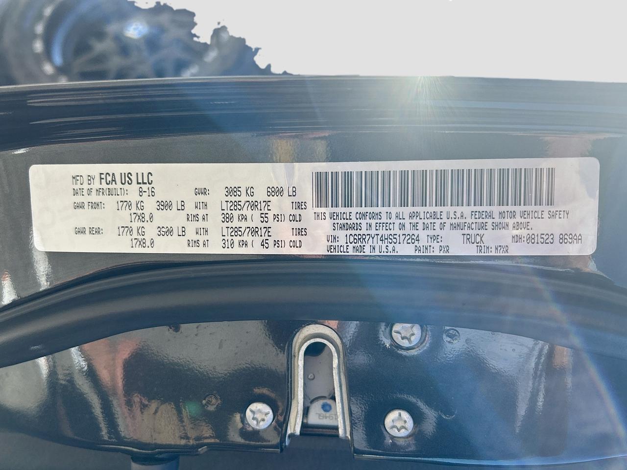 2017 Ram 1500 Rebel 4x4 Crew Cab Box Venice FL