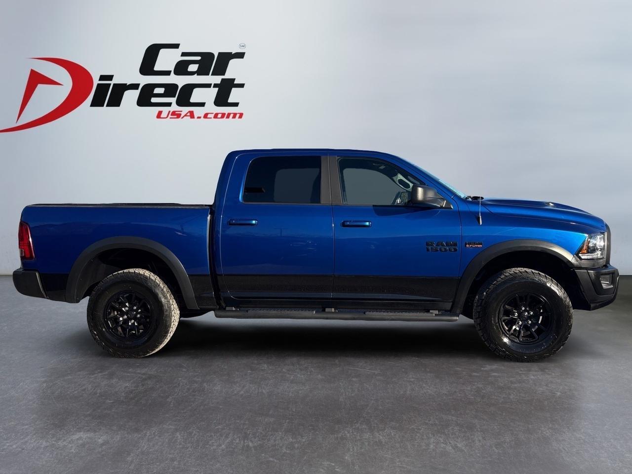 2017 Ram 1500 Rebel, BLACK TUBULAR STEPS, TOW PACKAGE, NAVIGATION, HEATED STEERING WHEEL & SEATS, REAR POWER SLIDING WINDOW, REMOTE START, LOW MILEAGE, CLEAN CARFAX, RAM ON THE ROAD!