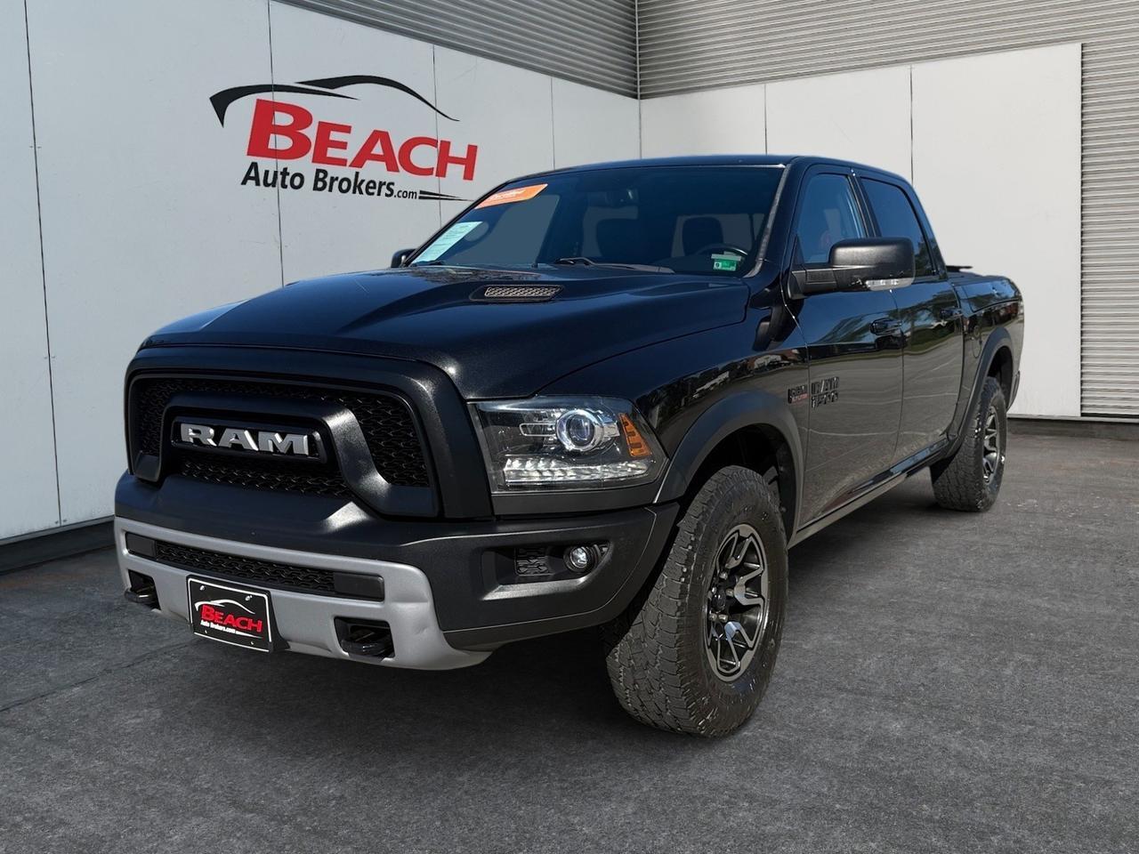 2017 Ram 1500 Rebel, RAM BOXES, TOW PACKAGE, SLIDING REAR WINDOW, BACKUP CAMERA, POWER FOLDING MIRRORS, ALL WEATHER FLOOR MATS, KEYLESS START, ONLY 1 OWNER, TRUCKS THIS CLEAN DONT LAST LONG!