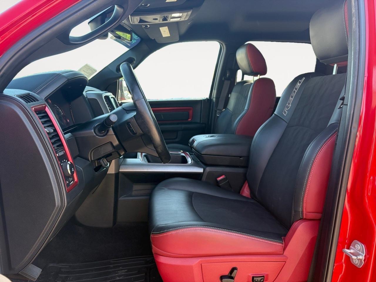 2017 Ram 1500 Rebel, RUNNING BOARDS, TOW PACKAGE, HEATED STEERING WHEEL & SEATS, REAR POWER SLIDING WINDOW, REMOTE START, UCONNECT ACCESS, NAVIGATION, ONLY 52K MILES, 1 OWNER, CLEAN CARFAX, BECOME A REBEL, RIDE LIKE A REBEL! Virginia Beach VA