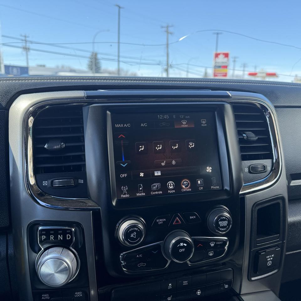 2017 Ram 1500 Sport | HEMI V8 | Brilliant Black | NAV | Heated Seats Steering Wheel | 20IN Polished Wheels Redwater AB