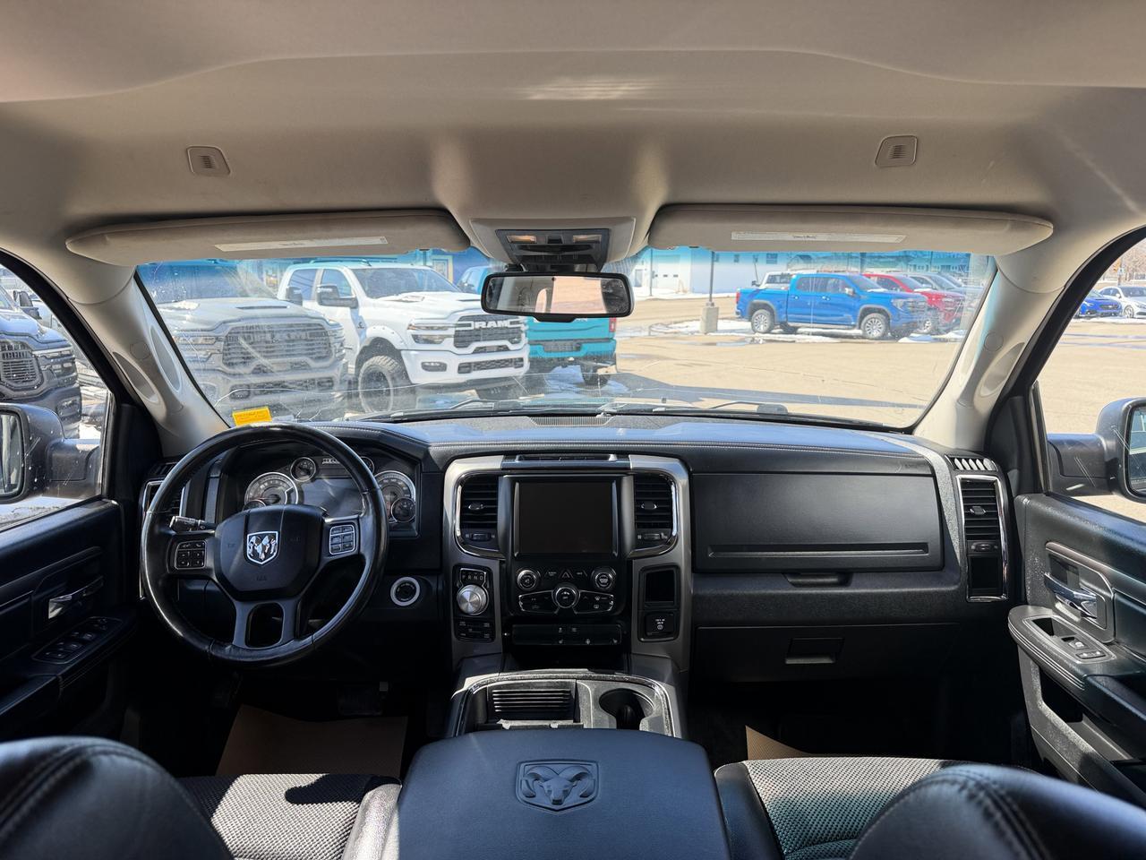 2017 Ram 1500 Sport | HEMI V8 | Brilliant Black | NAV | Heated Seats Steering Wheel | 20IN Polished Wheels Redwater AB