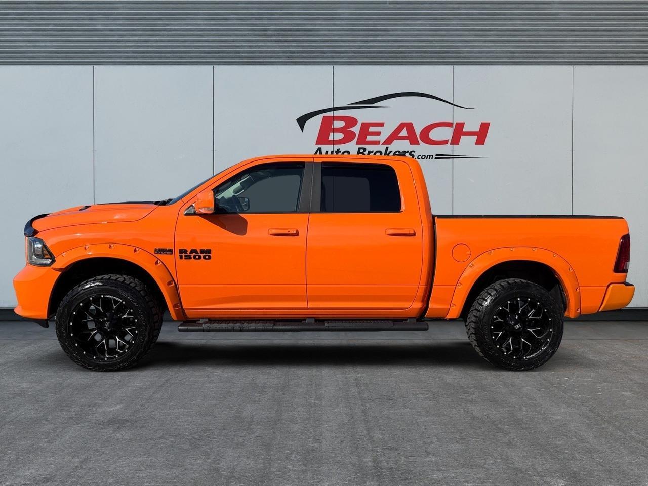 2017 Ram 1500 Sport, HEATED SEATS, HEATED STEERING WHEEL, BLUETOOTH, NAVIGATION, BACKUP CAMERA, POWER REAR SLIDING WINDOW, TOW PACKAGE, REMOTE KEYLESS ENTRY, THIS RAM IS READY TO TAKE ON ANY ADVENTURE! Norfolk VA