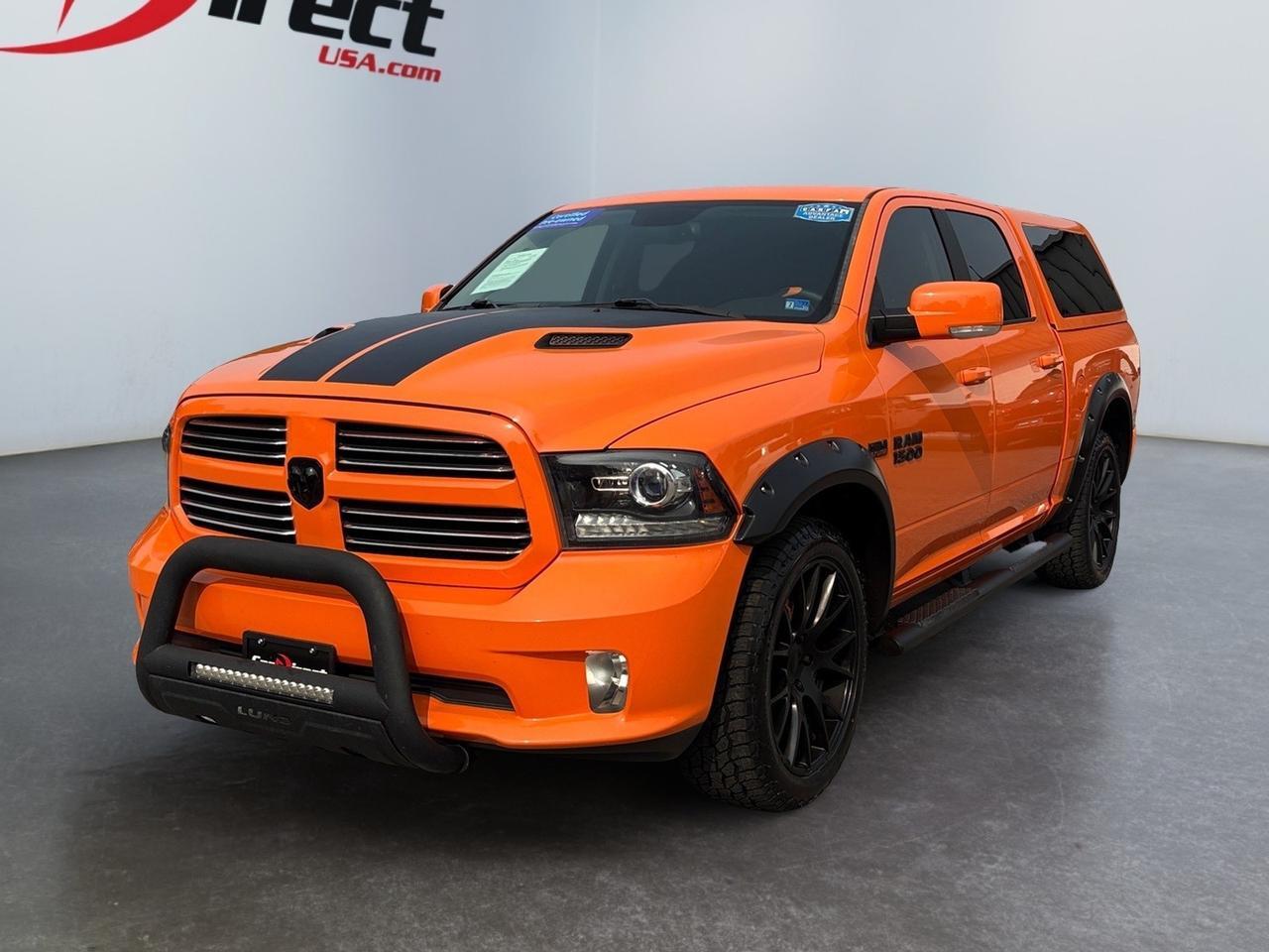 2017 Ram 1500 Sport, RUNNING BOARDS, FENDER FLARES, TOW PACKAGE, BACKUP CAMERA, PARKING SENSORS, BLIND SPOT ALERT, HEATED STEERING WHEEL & SEATS, REMOTE & KEYLESS START, NAVIGATION, LOW MILES, CLEAN CARFAX, RIDE THIS RAM TODAY!