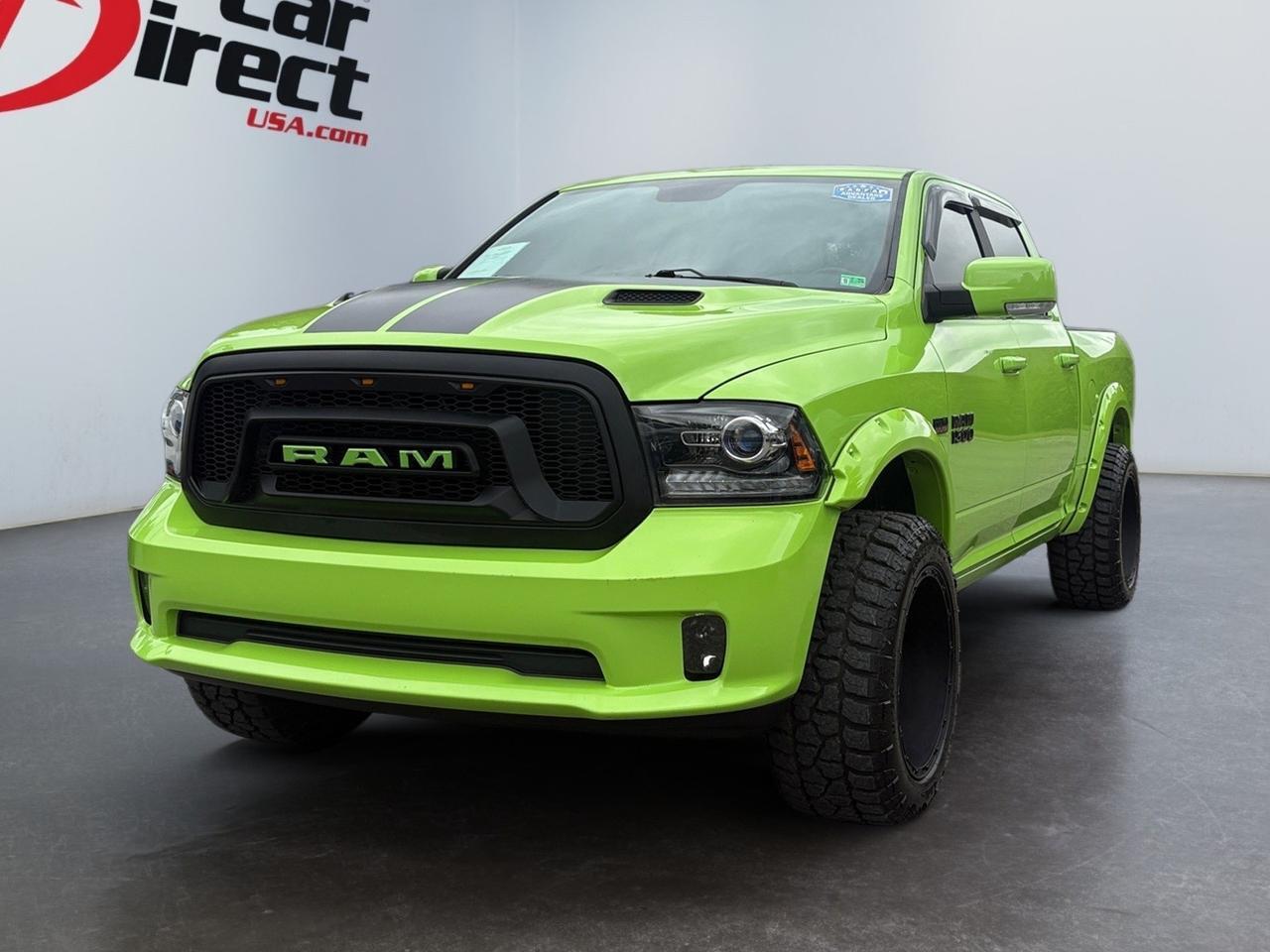 2017 Ram 1500 Sport, TOW PACKAGE, FENDER FLARES, LIFTED, BACKUP CAMERA, POWER REAR SLIDING WINDOW, HEATED SEATS, REMOTE START, ONLY 1 OWNER, CLEAN CARFAX, LOW MILEAGE, TAKE THIS RAM HOME TODAY! Virginia Beach VA