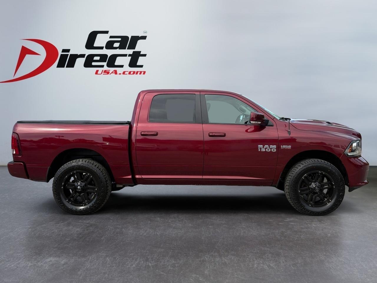 2017 Ram 1500 Sport, TOW PACKAGE, LIFTED, BACKUP CAMERA WITH PARKING SENSORS, HEATED & A/C SEATS, SUNROOF, NAVIGATION, REAR POWER SLIDING WINDOW, CUSTOM FUEL WHEELS, REMOTE START, LOW MILES, CLEAN CARFAX, TEST DRIVE THIS RAM TODAY! Virginia Beach VA