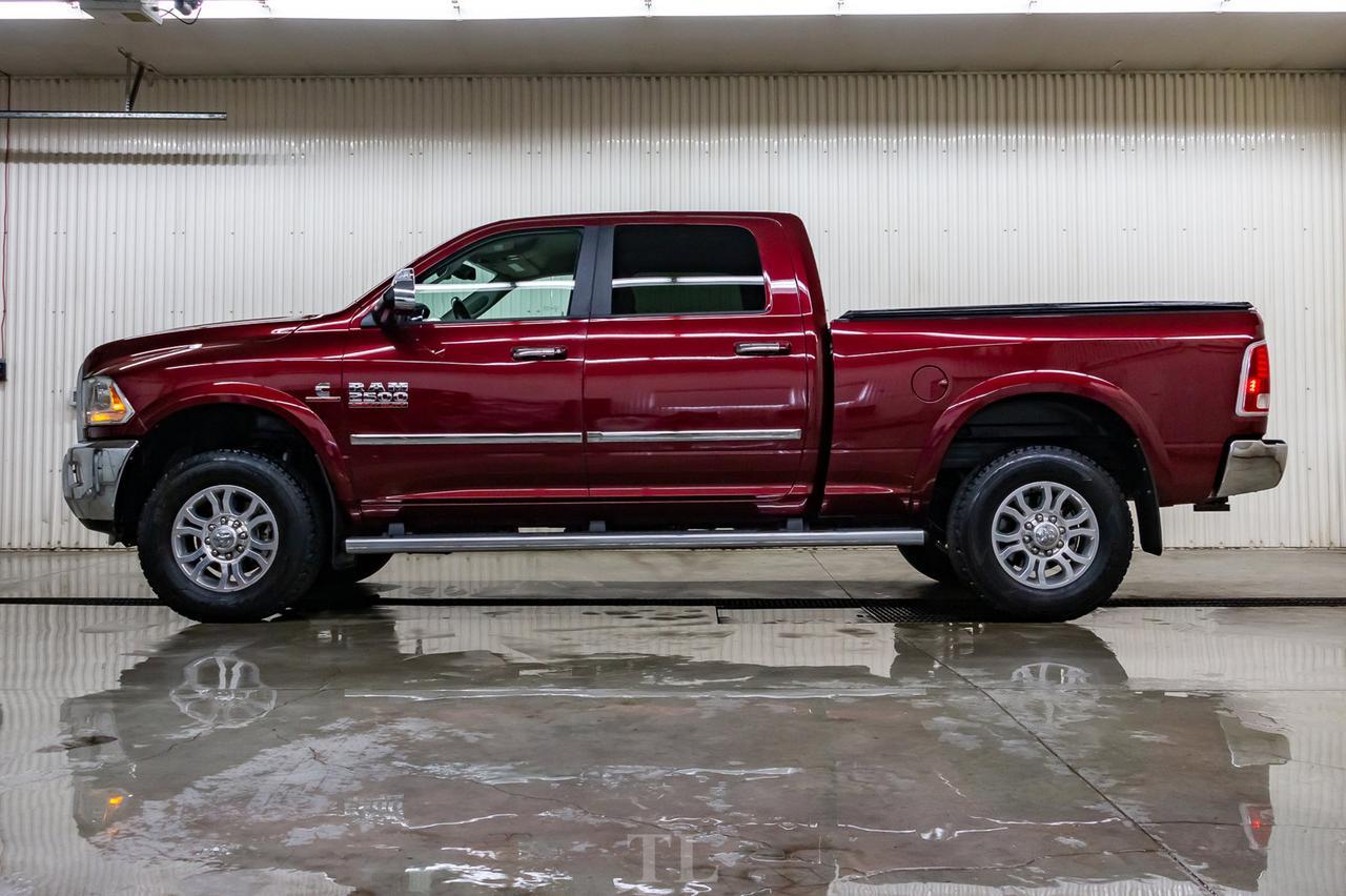 2017 Ram 2500 4x4 Crew Cab Laramie Diesel Leather Nav BCam Red Deer AB