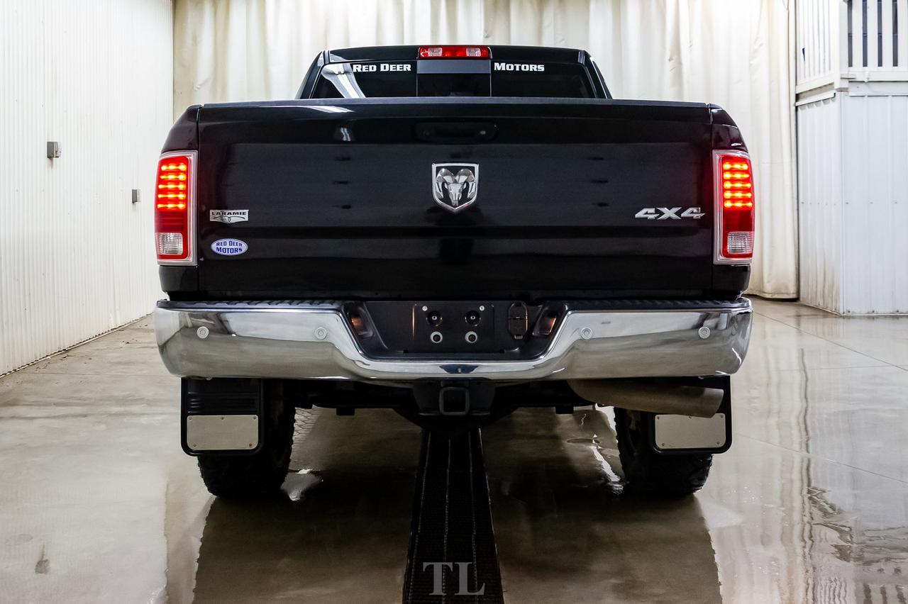 2017 Ram 2500 4x4 Crew Cab Laramie Diesel Leather Nav BCam Red Deer AB
