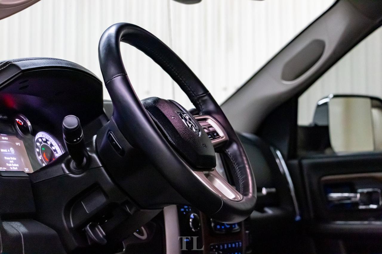 2017 Ram 2500 4x4 Crew Cab Laramie Diesel Leather Nav BCam Red Deer AB