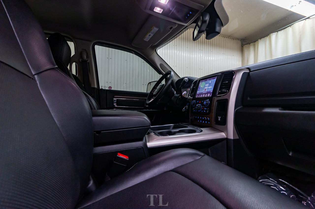 2017 Ram 2500 4x4 Crew Cab Laramie Diesel Leather Nav BCam Red Deer AB