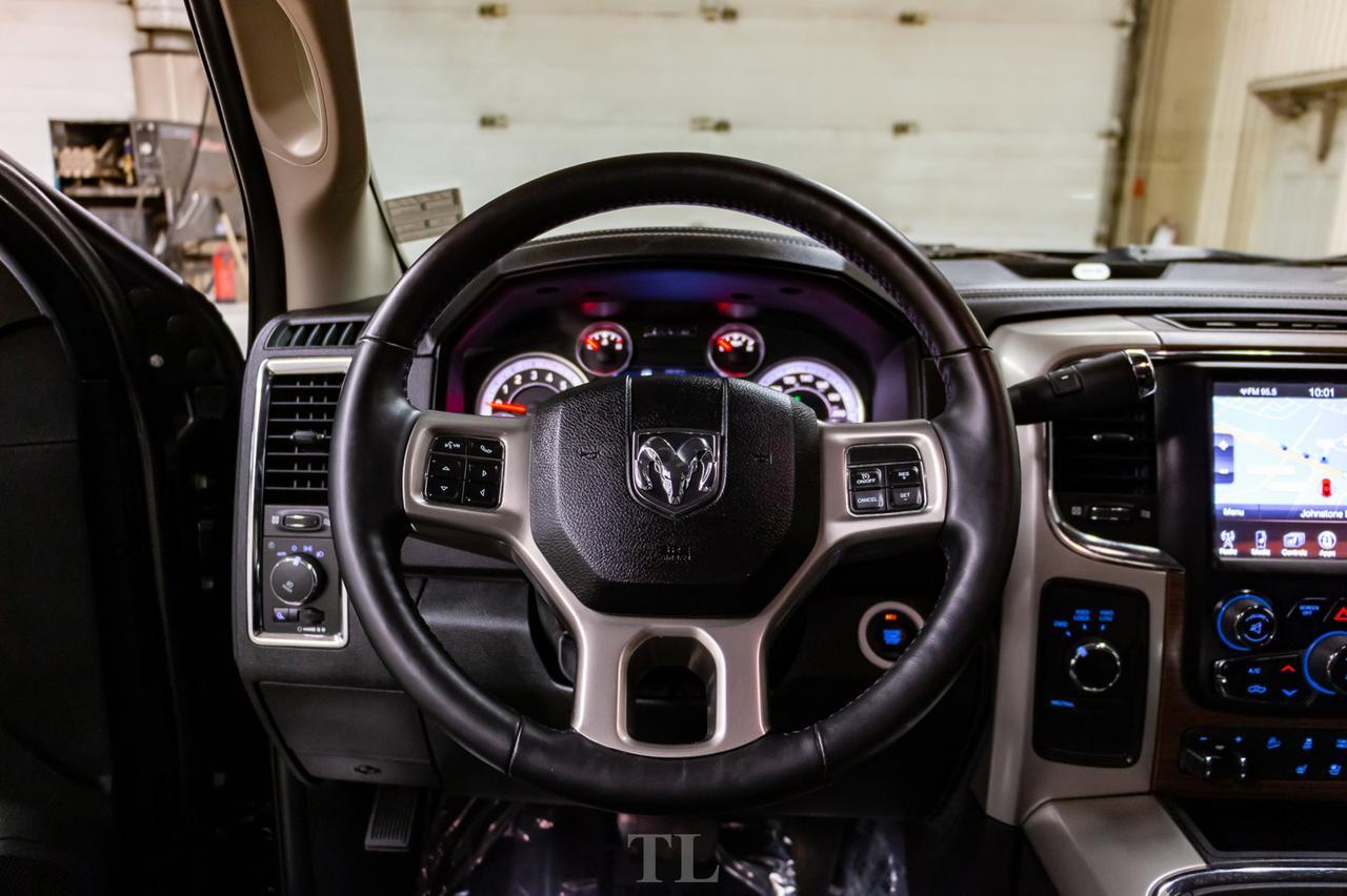 2017 Ram 2500 4x4 Crew Cab Laramie Diesel Leather Nav BCam Red Deer AB