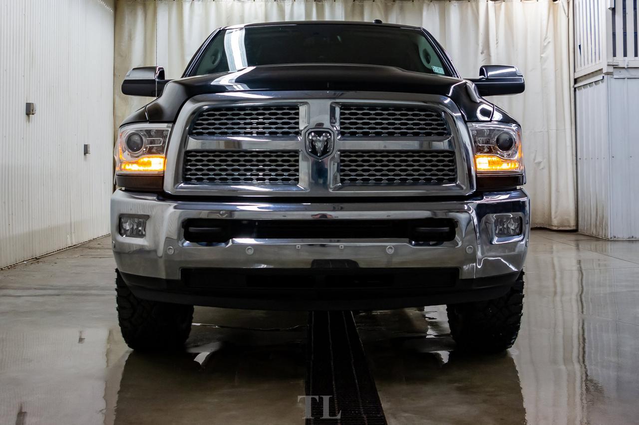 2017 Ram 2500 4x4 Crew Cab Laramie Diesel Leather Nav BCam Red Deer AB