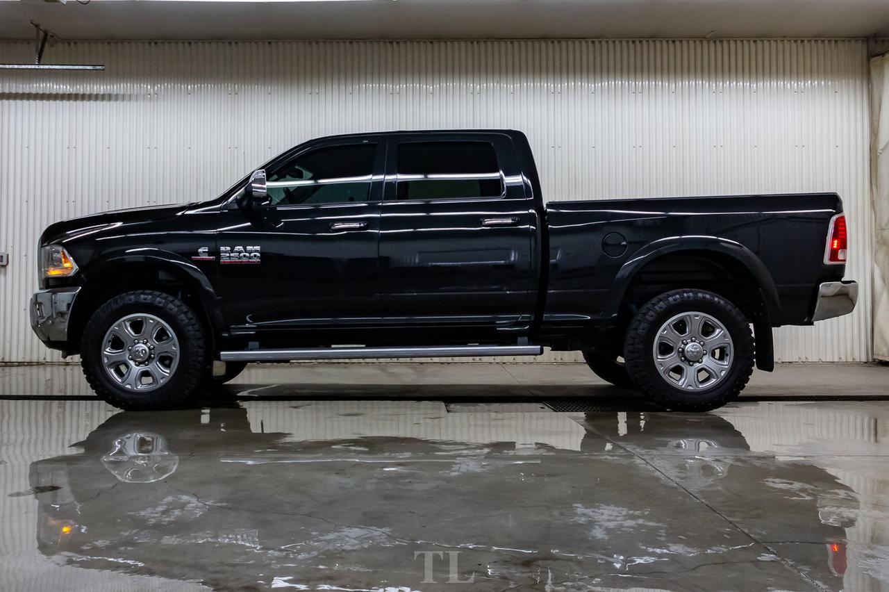 2017 Ram 2500 4x4 Crew Cab Laramie Diesel Leather Nav BCam Red Deer AB