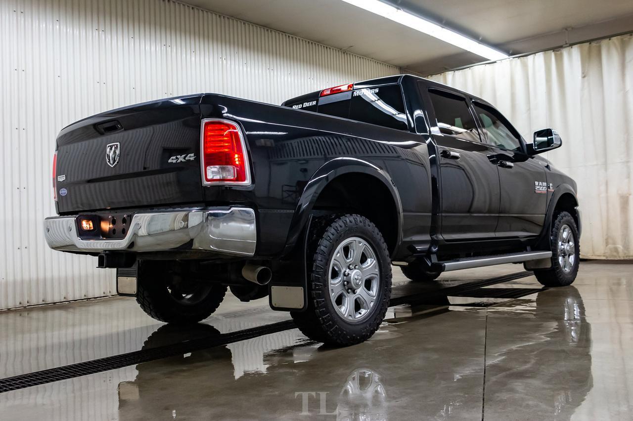2017 Ram 2500 4x4 Crew Cab Laramie Diesel Leather Nav BCam Red Deer AB