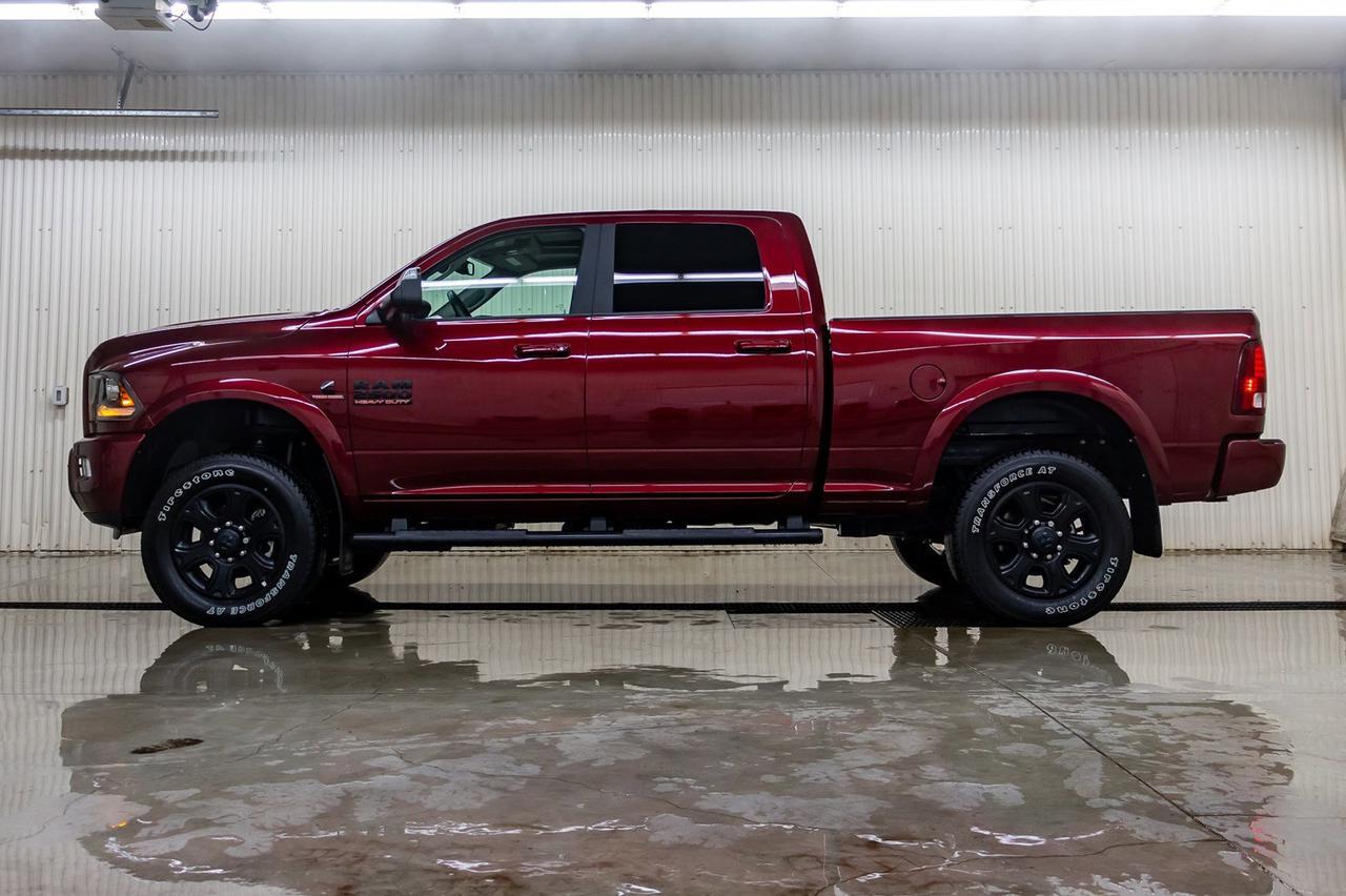 2017 Ram 2500 4x4 Crew Cab Laramie Level Kit Leather Roof Nav Red Deer AB
