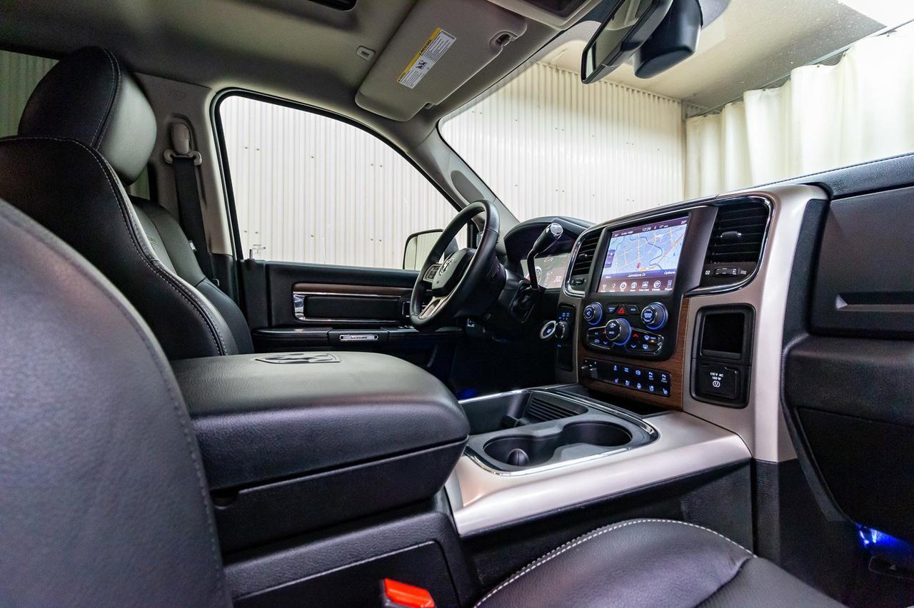 2017 Ram 2500 4x4 Crew Cab Laramie Level Kit Leather Roof Nav Red Deer AB