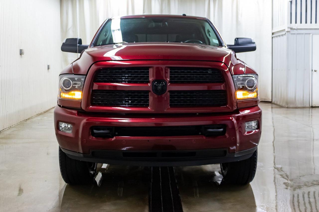 2017 Ram 2500 4x4 Crew Cab Laramie Level Kit Leather Roof Nav Red Deer AB