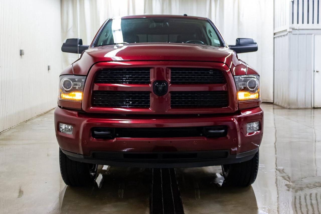 2017 Ram 2500 4x4 Crew Cab Laramie Level Kit Leather Roof Nav Red Deer AB