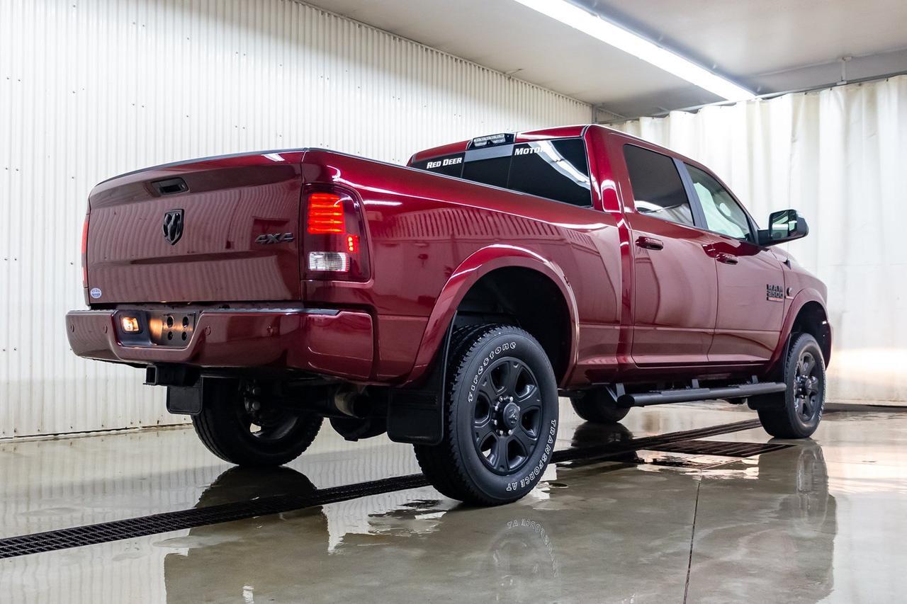 2017 Ram 2500 4x4 Crew Cab Laramie Level Kit Leather Roof Nav Red Deer AB