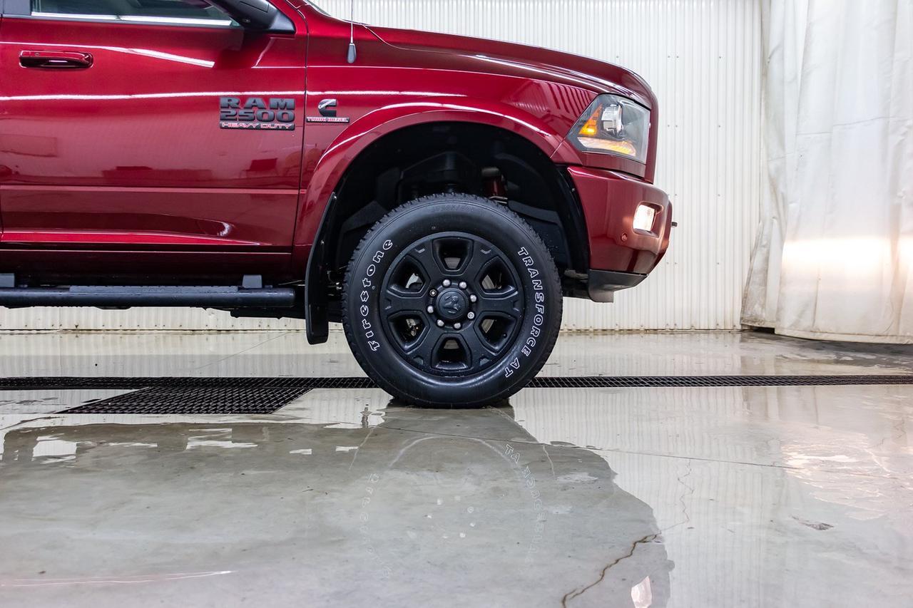 2017 Ram 2500 4x4 Crew Cab Laramie Level Kit Leather Roof Nav Red Deer AB