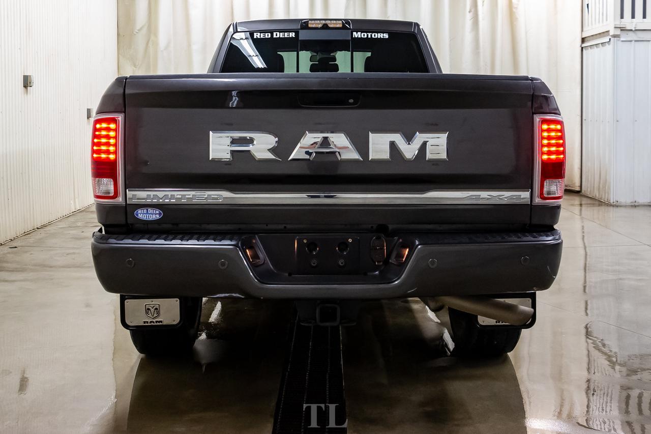 2017 Ram 2500 4x4 Crew Cab Limited Longbox HEMI Leather Nav BCam Red Deer AB
