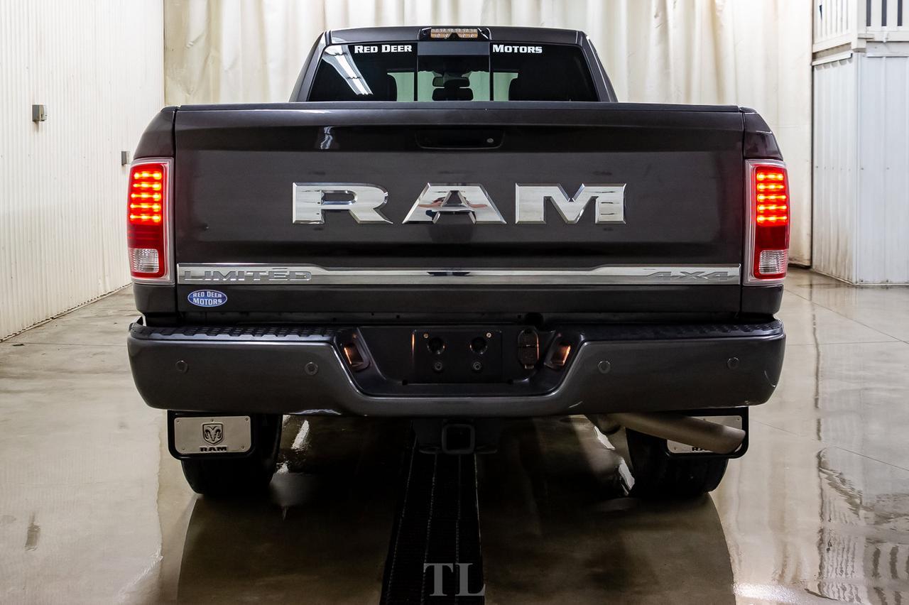 2017 Ram 2500 4x4 Crew Cab Limited Longbox HEMI Leather Nav BCam Red Deer AB