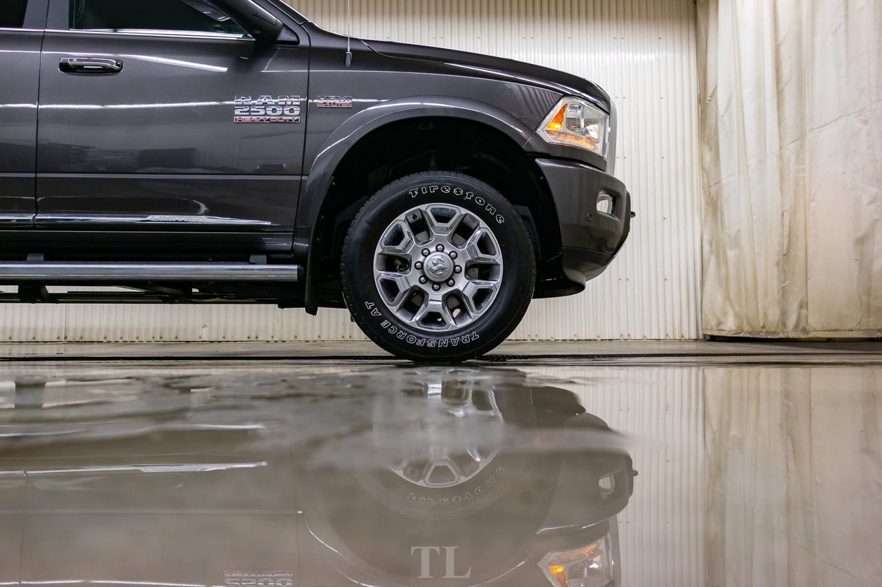 2017 Ram 2500 4x4 Crew Cab Limited Longbox HEMI Leather Nav BCam Red Deer AB