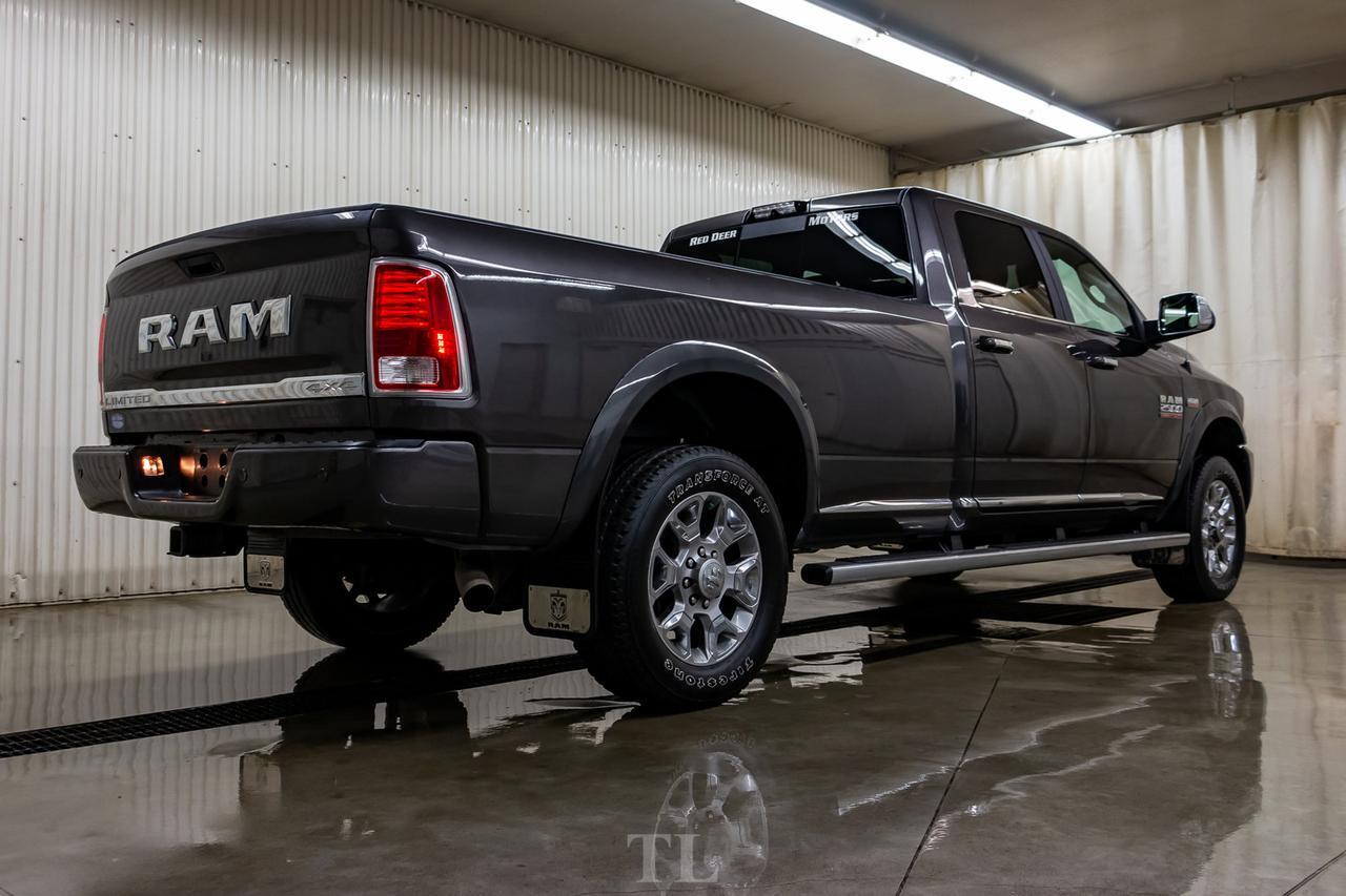 2017 Ram 2500 4x4 Crew Cab Limited Longbox HEMI Leather Nav BCam Red Deer AB