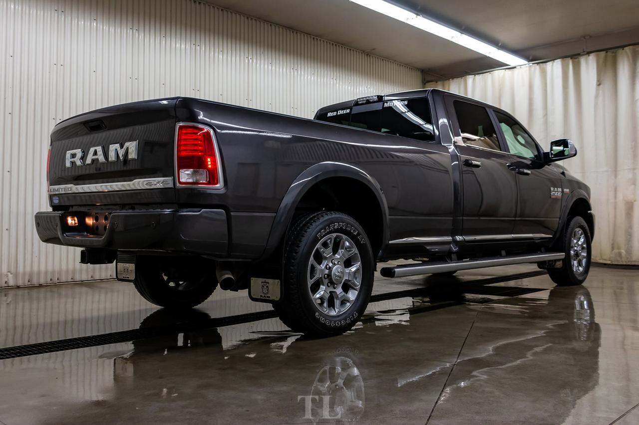 2017 Ram 2500 4x4 Crew Cab Limited Longbox HEMI Leather Nav BCam Red Deer AB