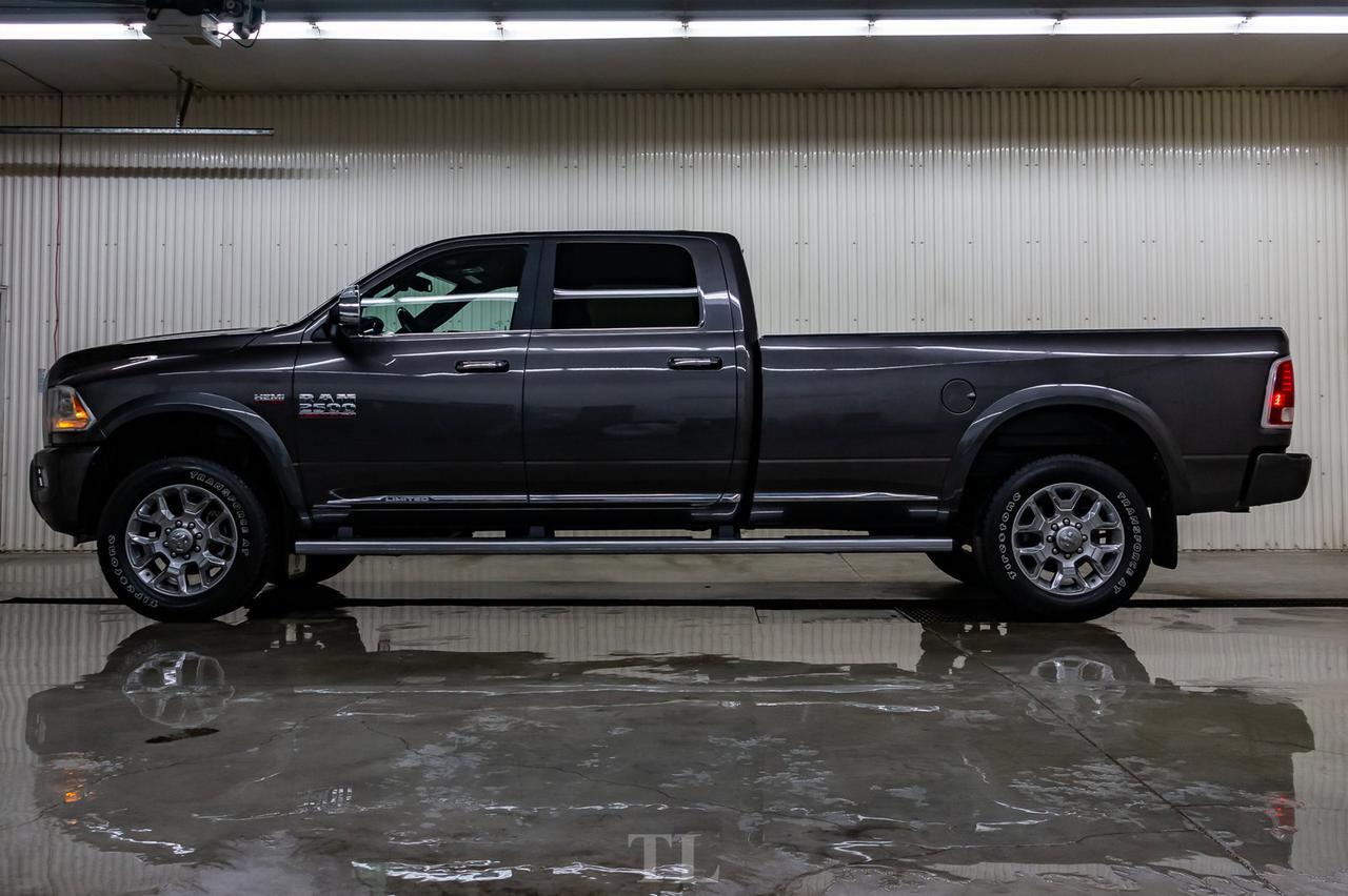 2017 Ram 2500 4x4 Crew Cab Limited Longbox HEMI Leather Nav BCam Red Deer AB