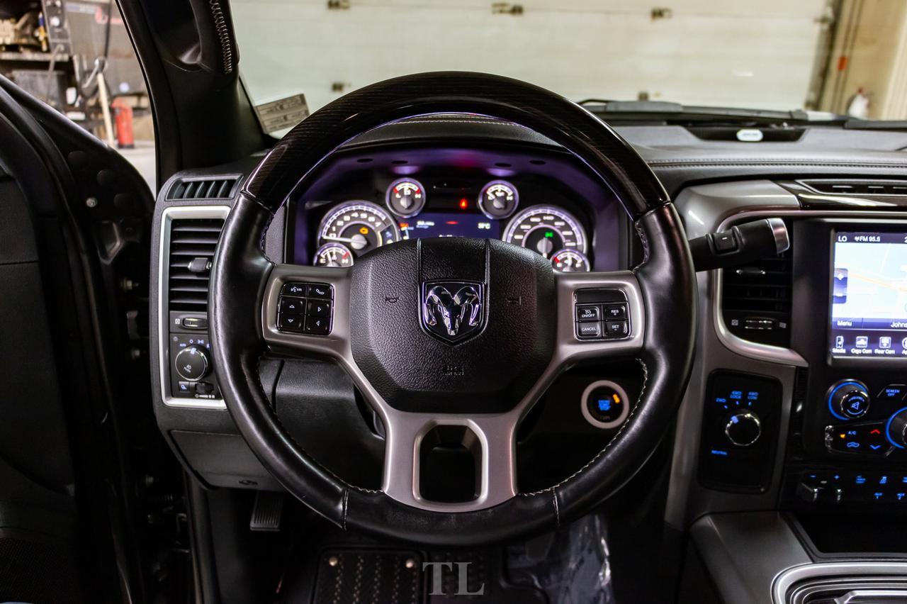 2017 Ram 2500 4x4 Crew Cab Limited Longbox HEMI Leather Nav BCam Red Deer AB