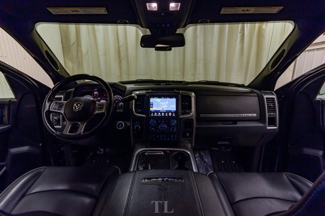 2017 Ram 2500 4x4 Crew Cab Limited Longbox HEMI Leather Nav BCam Red Deer AB