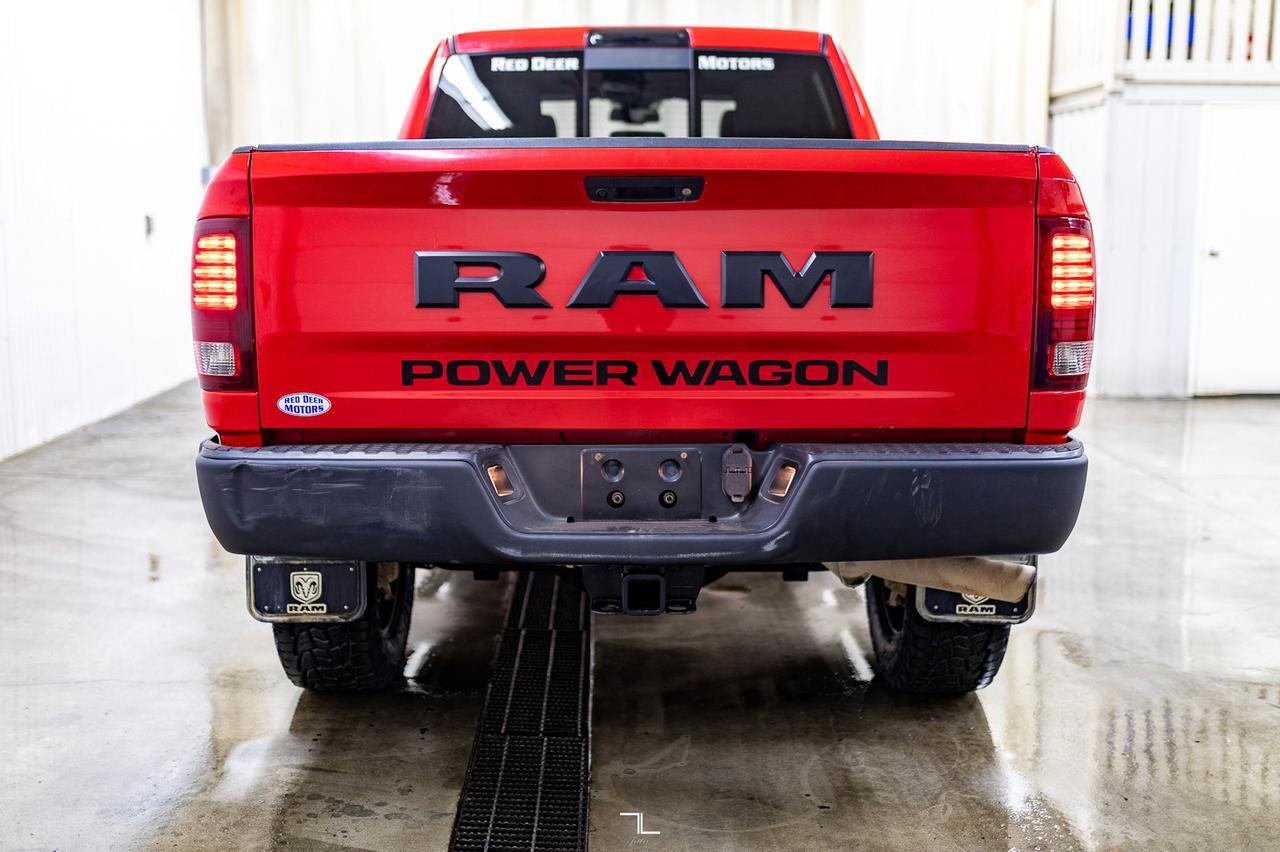 2017 Ram 2500 4x4 Crew Cab Power Wagon HEMI Nav Roof BCam Red Deer AB