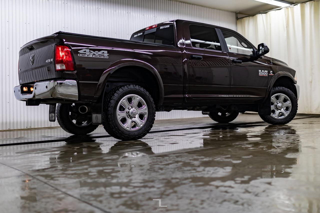 2017 Ram 2500 4x4 Crew Cab SLT Diesel Roof BCam Red Deer AB