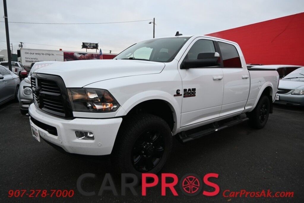 2017 Ram 2500 Big Horn - Crew Cab - 6.7L Cummins Turbo Diesel - Night Pkg - Cold Weather Pkg - 4X4 - Heated Cloth Seats - Remote Start - Heated Steering Wheel - Backup Camera - Block Heater - Tow Package - Rear Air Suspension - 1 Owner Anchorage AK