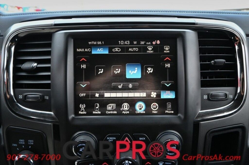 2017 Ram 2500 Big Horn - Crew Cab - 6.7L Cummins Turbo Diesel - Night Pkg - Cold Weather Pkg - 4X4 - Heated Cloth Seats - Remote Start - Heated Steering Wheel - Backup Camera - Block Heater - Tow Package - Rear Air Suspension - 1 Owner Anchorage AK