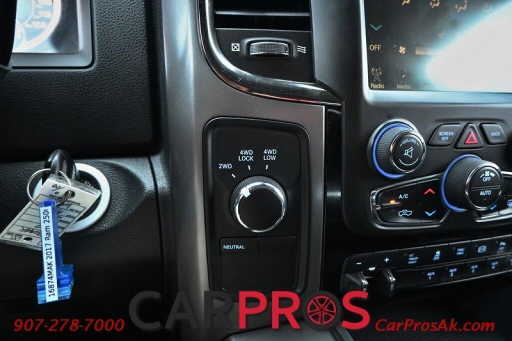 2017 Ram 2500 Big Horn SLT Crew Cab - 6.7L Cummins Turbo Diesel - 4X4 - Heated Seats - Remote Start - Heated Steering Wheel - Anti-Spin Differential Rear Axle - Factory Pre-wired Heavy Duty Snow Plow Prep Group - Backup Camera - Block Heater - Tow Package - 1 Owne Anchorage AK