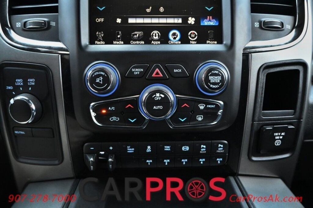 2017 Ram 2500 Big Horn SLT Crew Cab - 6.7L Cummins Turbo Diesel - 4X4 - Heated Seats - Remote Start - Heated Steering Wheel - Anti-Spin Differential Rear Axle - Factory Pre-wired Heavy Duty Snow Plow Prep Group - Backup Camera - Block Heater - Tow Package - 1 Owne Anchorage AK