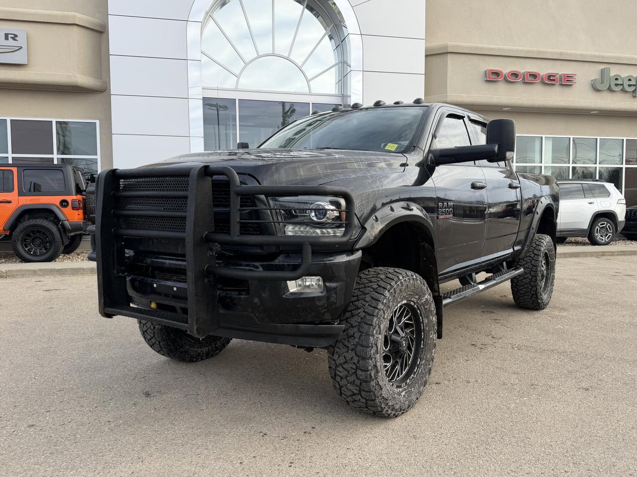 2017 Ram 2500 Laramie Crew Cab 4x4 | Cummins Diesel | Leather | Heated Vented Seats | NAV | Sunroof | Remote Start Redwater AB