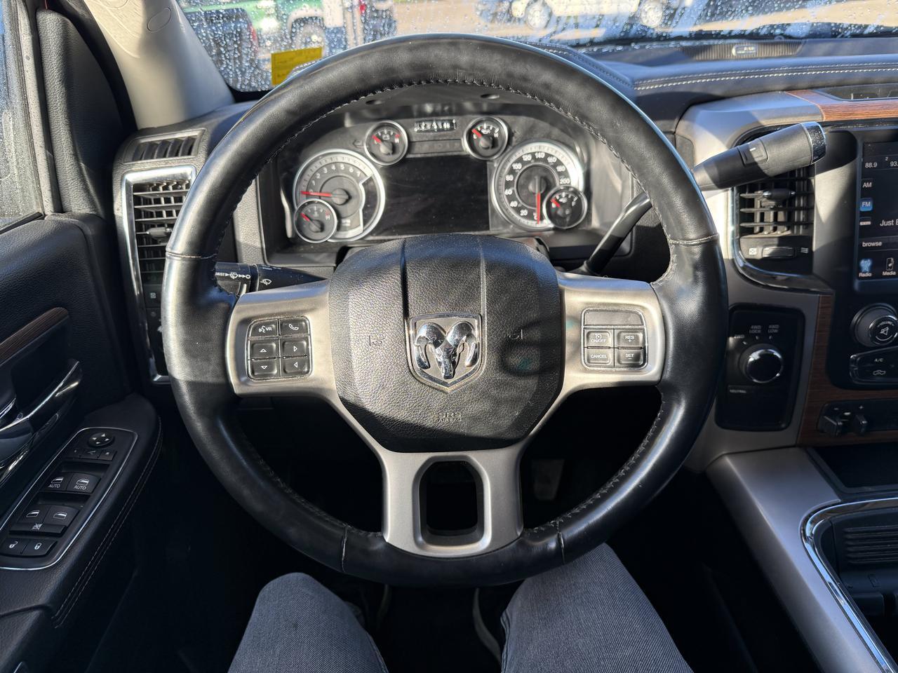2017 Ram 2500 Laramie Crew Cab 4x4 | HEMI V8 | Red Pearl | Heated Leather Seats | Remote Start | Alpine Audio Redwater AB