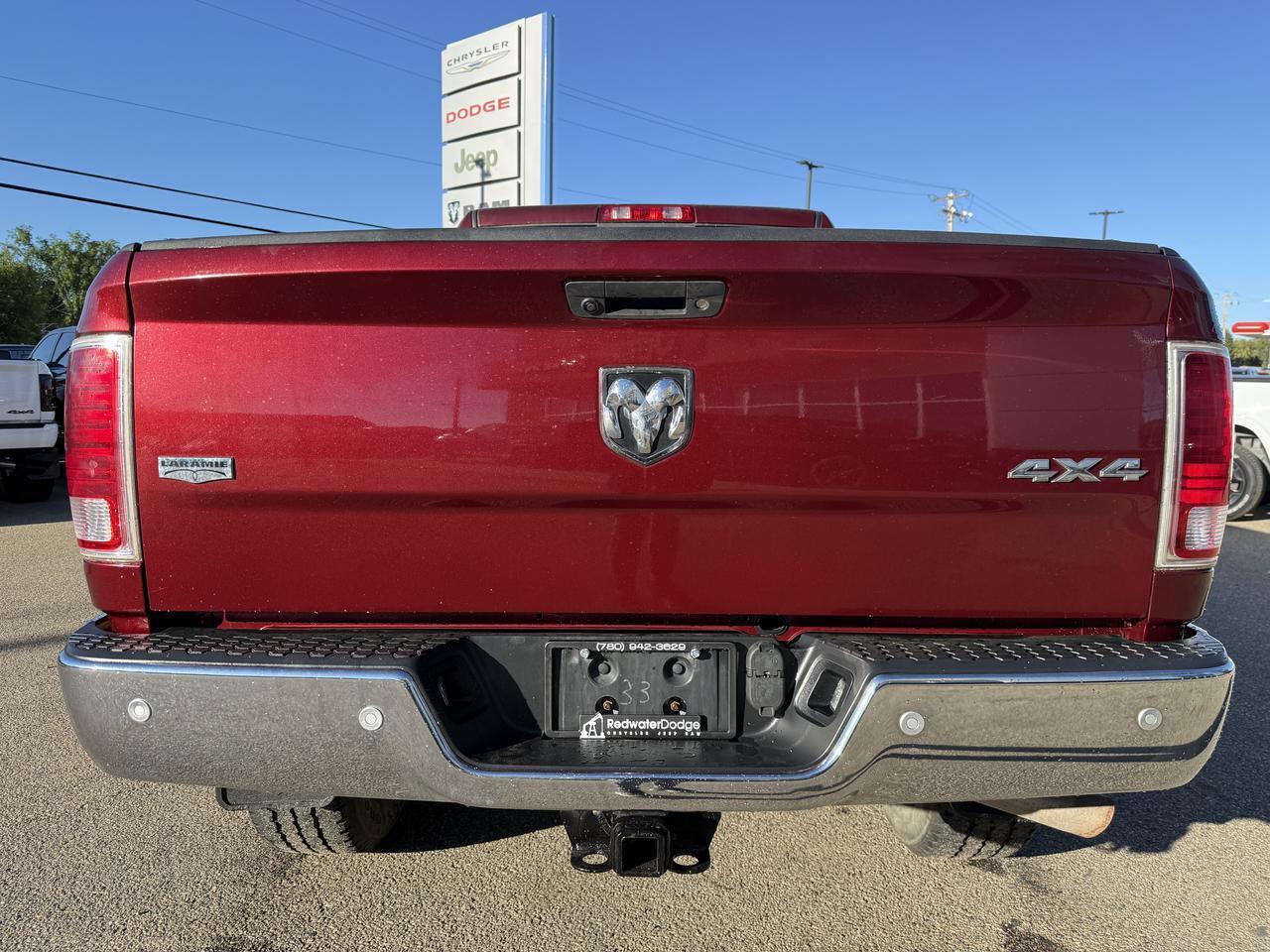 2017 Ram 2500 Laramie Crew Cab 4x4 | HEMI V8 | Red Pearl | Heated Leather Seats | Remote Start | Alpine Audio Redwater AB