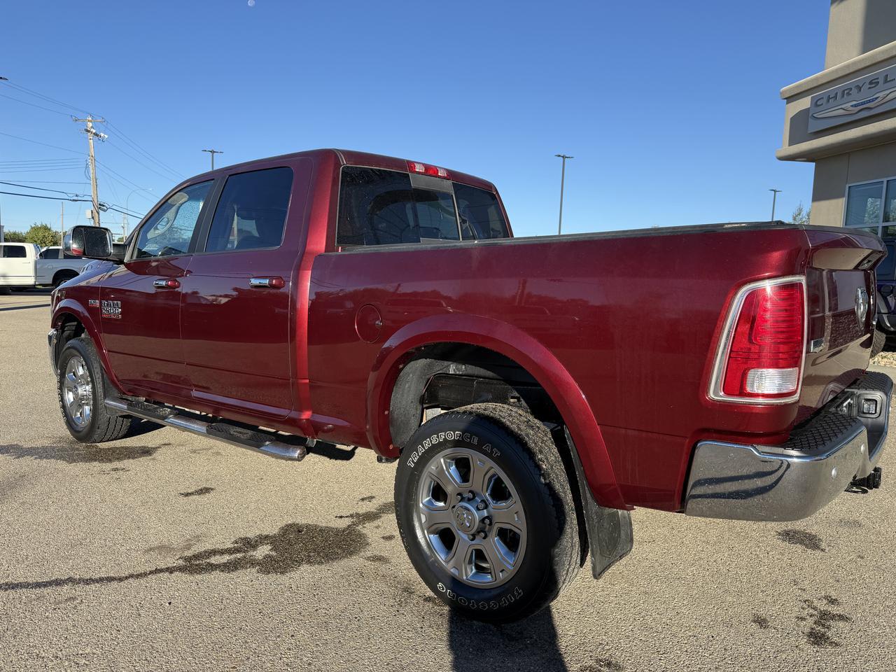 2017 Ram 2500 Laramie Crew Cab 4x4 | HEMI V8 | Red Pearl | Heated Leather Seats | Remote Start | Alpine Audio Redwater AB