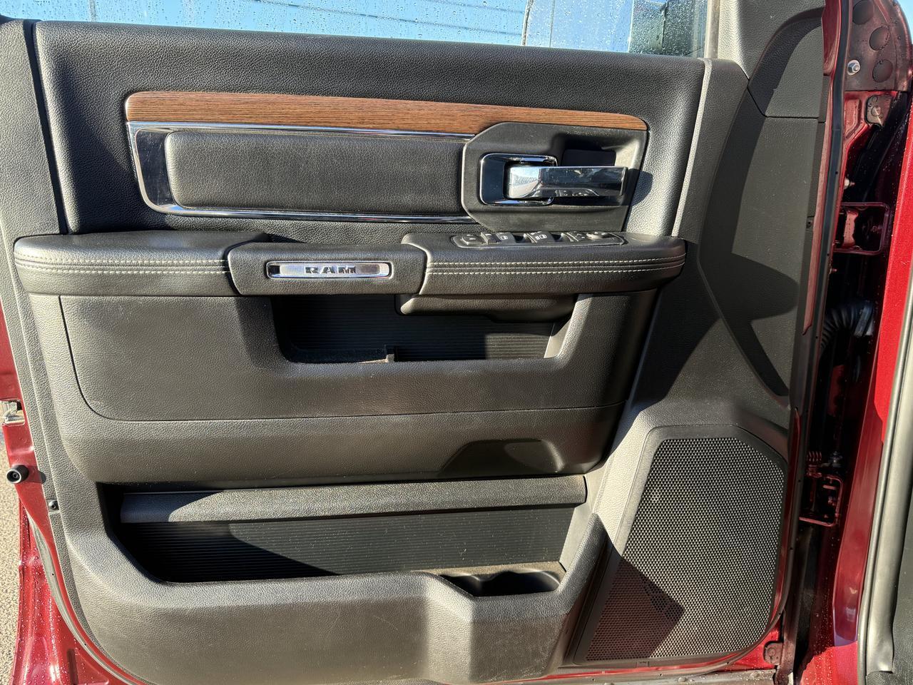 2017 Ram 2500 Laramie Crew Cab 4x4 | HEMI V8 | Red Pearl | Heated Leather Seats | Remote Start | Alpine Audio Redwater AB