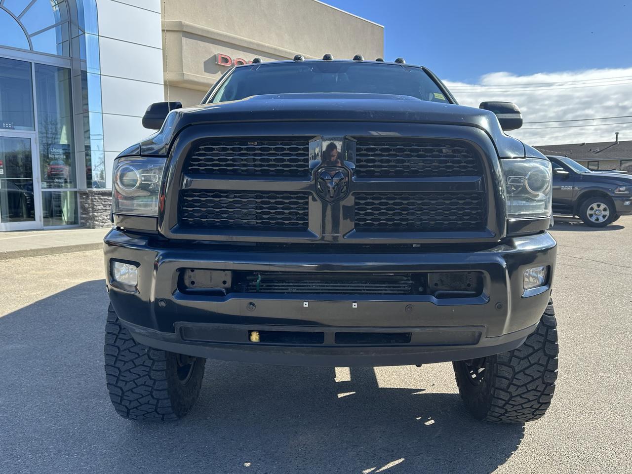 2017 Ram 2500 Laramie Crew Cab 4x4 | RIG READY RAM | DELETED & TUNED | 6" Lift | Heated & Cooled Seats | Sun Roof Redwater AB