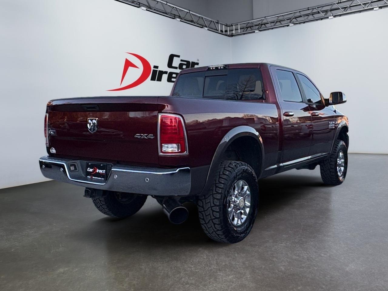 2017 Ram 2500 Laramie, LIFTED, 5TH WHEEL/GOOSENECK TOW PACKAGE, REMOTE START, BLIND SPOT ALERT, HEATED STEERING WHEEL & SEATS, BACKUP CAMERA WITH PARKING SENSORS, LOW MILES, CLEAN CARFAX, THIS RAM IS IN PERFECT CONDITION!