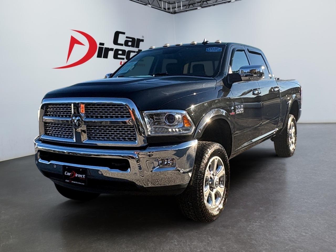 2017 Ram 2500 Laramie, TOW PACKAGE, BACKUP CAMERA WITH PARKING SENSORS, SUNROOF, NAVIGATION, HEATED & VENTILATED, HEATED STEERING WHEEL, REMOTE KEYLESS START, BLIND SPOT ALERT, LOW MILES, CLEAN CARFAX, DRIVE BIG ON THE ROAD IN THIS RAM!