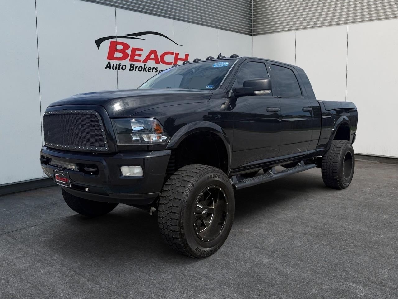 2017 Ram 2500 Lone Star, HEATED SEATS, HEATED STEERING WHEEL, BED LINER, TOW PACKAGE, RUNNING BOARDS, POWER/HEATED MIRRORS, TOW HOOKS, BACKUP CAMERA, SUNROOF, BLUETOOTH, ALPINE SPEAKERS, THIS BLACK BEAUTY IS READY FOR A TEST DRIVE!