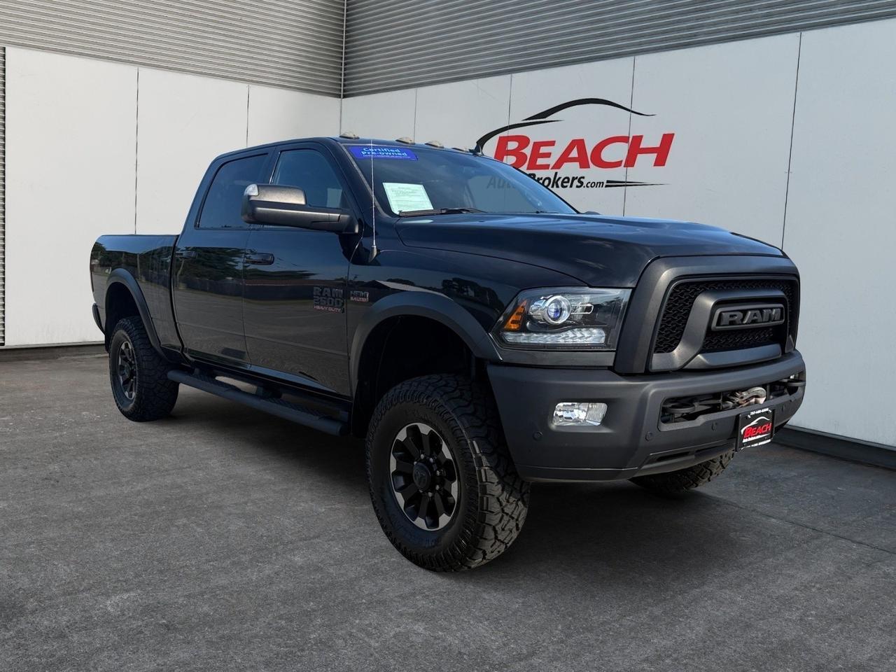 2017 Ram 2500 Power Wagon, HEATED/VENTIATED SEATS, HEATED STEERING WHEEL, ALPINE SPEAKERS, NAVIGATION, POWER/HEATED MIRRORS, SUNROOF, BACKUP CAMERA, TOW PACKAGE, BED LINER, RUNNING BOARDS, POWER SLIDING REAR WINDOW, CLEAN CARFAX, LOW MILES! Norfolk VA