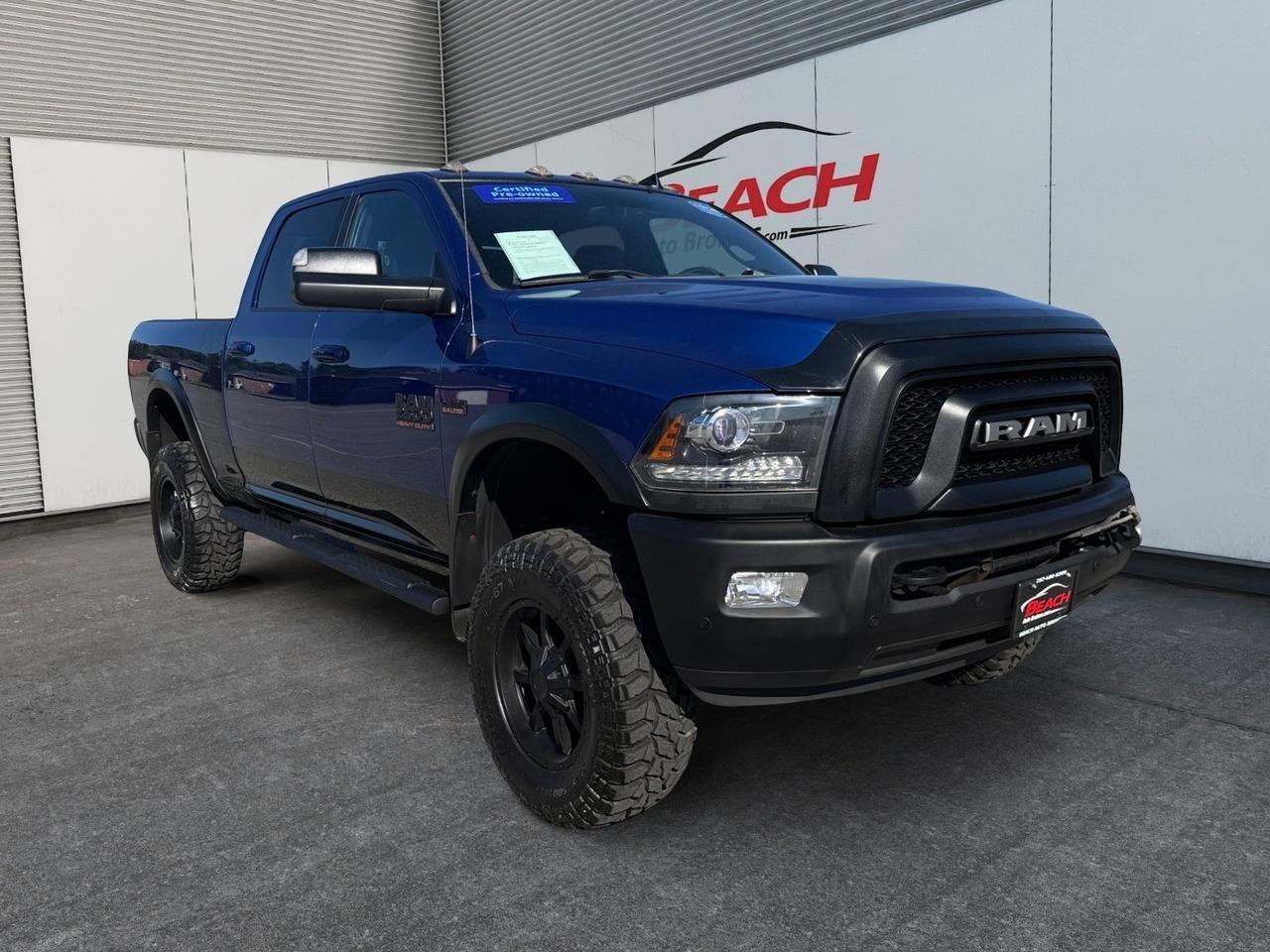 2017 Ram 2500 Power Wagon, HEATED /VENTILATED SEATS, HEATED STEERING WHEEL, UNIVERSAL GARAGE DOOR OPENER, POWER FOLDING MIRRORS, ALPINE SPEAKERS, POWER/HEATED MIRRORS, BLUETOOTH, BACKUP CAMERA, BED LINER, TOW PACKAGE, NAVIGATION, COME AND TEST DRIVE THIS RAM 2500