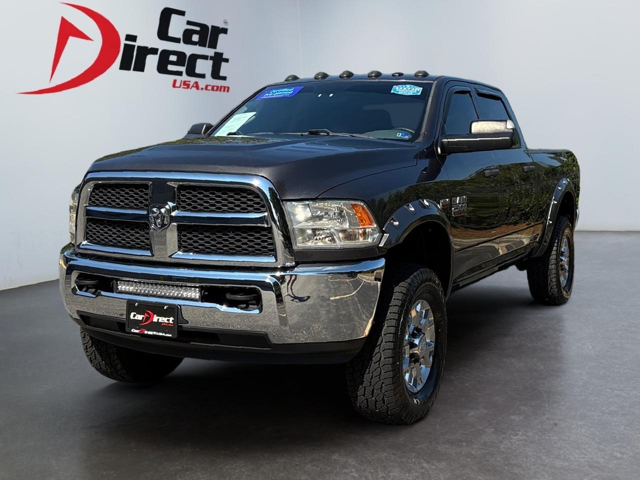 2017 Ram 2500 Tradesman, 5TH WHEEL/GOOSENECK TOW PACKAGE, FENDER FLARES, TOW PACKAGE, LIFTED, BED LINER, BACKUP CAMERA, PARKING SENSORS, LOW MILES, REMOTE KEYLESS START, RIDE TOUGH IN THIS 2500!